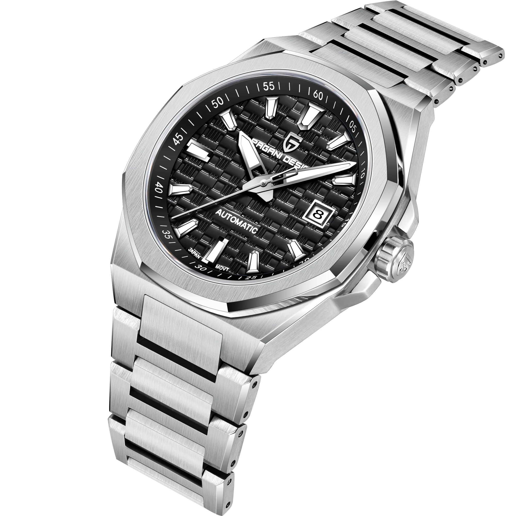 PAGANI DESIGN PDYS023 Men's Business Automatic Watch 40MM Sapphire Glass Stainless Steel Wristwatch Choice Day Gift For Men