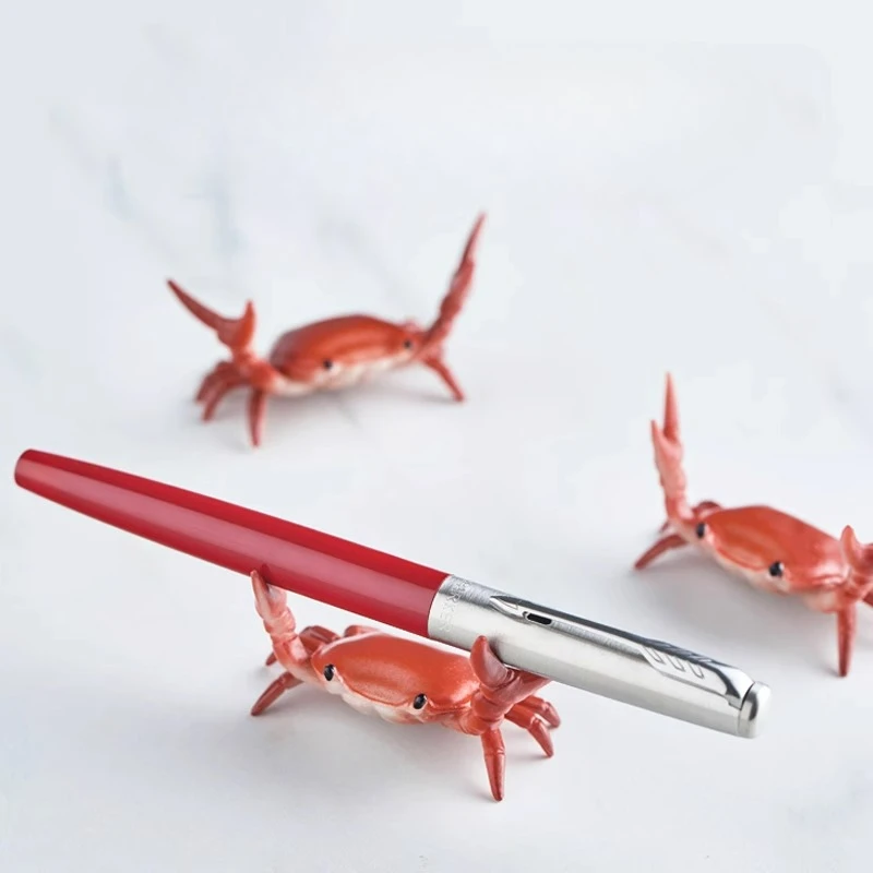 

Limited Edition Creative Crab Pen Holder, Weightlifting Pen Holder Pen Holder Ornament Birthday Gift