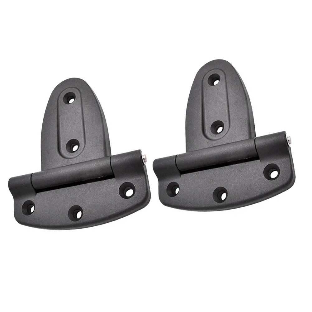 

2pcs Nylon Thicken Black Cabinet Hinge For Drawer Door Silent Durable Home Accessories Hardware Mounting Hinge