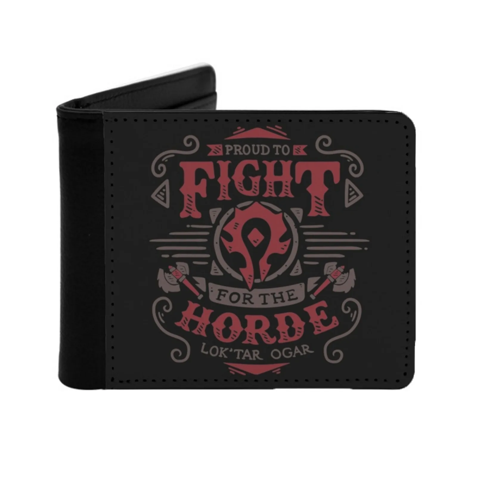 Fight For The Horde Classic T Shirt Short Men's Wallet Multifunction Purse Male Pu Leather Wallet Fight For The Horde