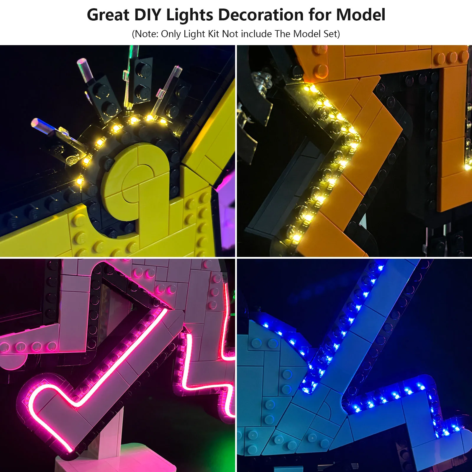 LYBMTWF LED Light Kit Compatible with Lego 31216 Keith Haring – Dancing Figures Building Blocks (NOT Include The Model Bricks)