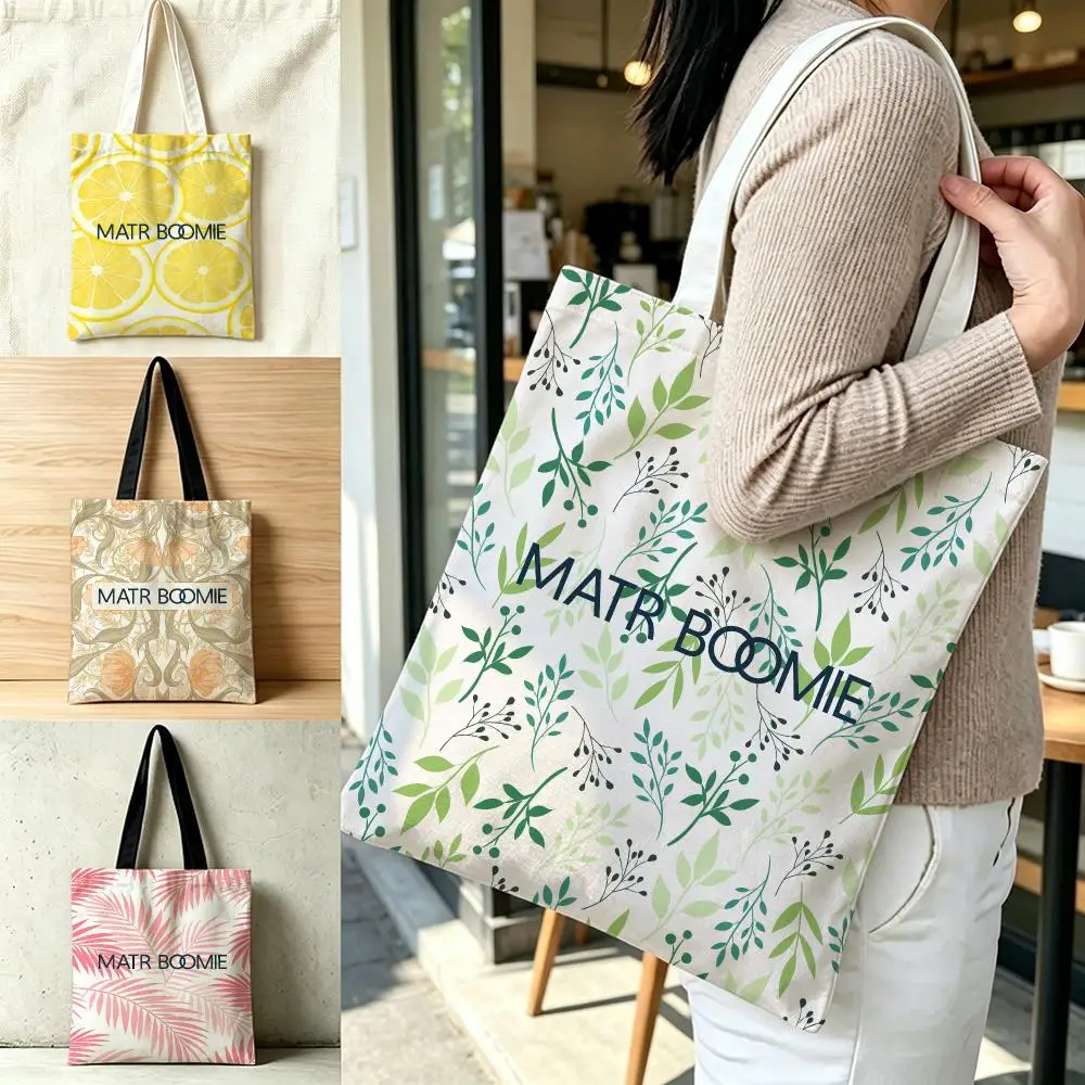 Trendy Designer Print Canvas Tote Bag home Matr Boomie Storage Bags Shoulder Bag Outfit Accessory Shopping Handbag