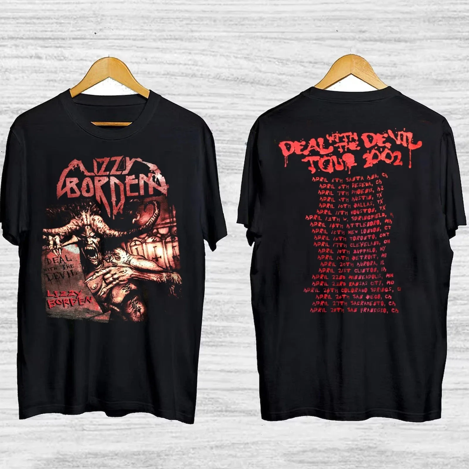 Classic Vintage 2002 Lizzy Borden Unisex Shirt