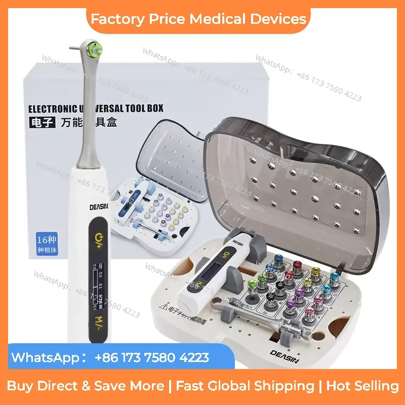 2026 Electric Torque Wrench Torque Driver Wrench Ratchet with 16Pcs Colorful Screwdriver Repair fastshipping