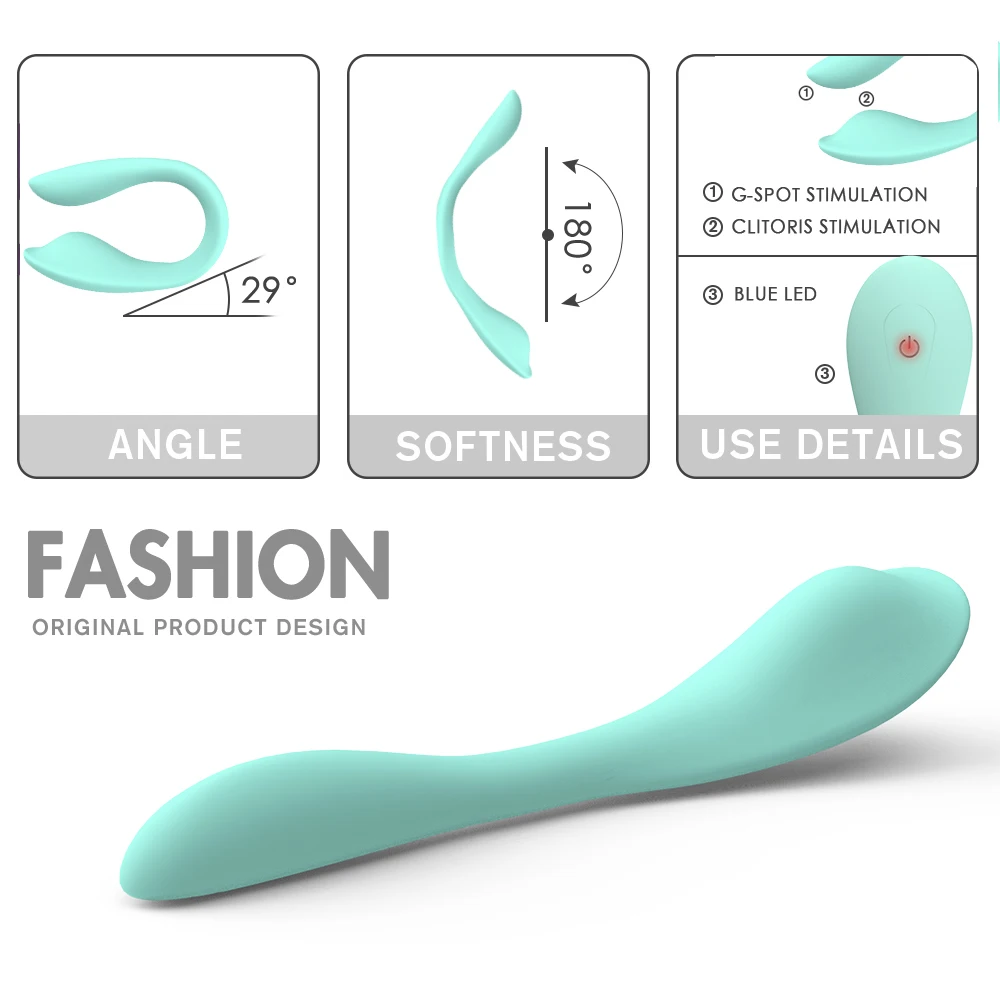 Wireless Remote Control Vibrator Female Dual Motor U Shape Clitoris Stimulator Dildo Wearable Sex Toys for Women Couple Adult 18