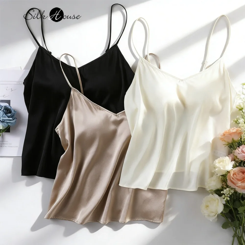 

Эластичные бретельки для бюстгальтера из натурального шелка тутового шелкопряда (19 мм), без кружева, удобные, дышащие, простые, тонкие, универсальные, с V-образным вырезом