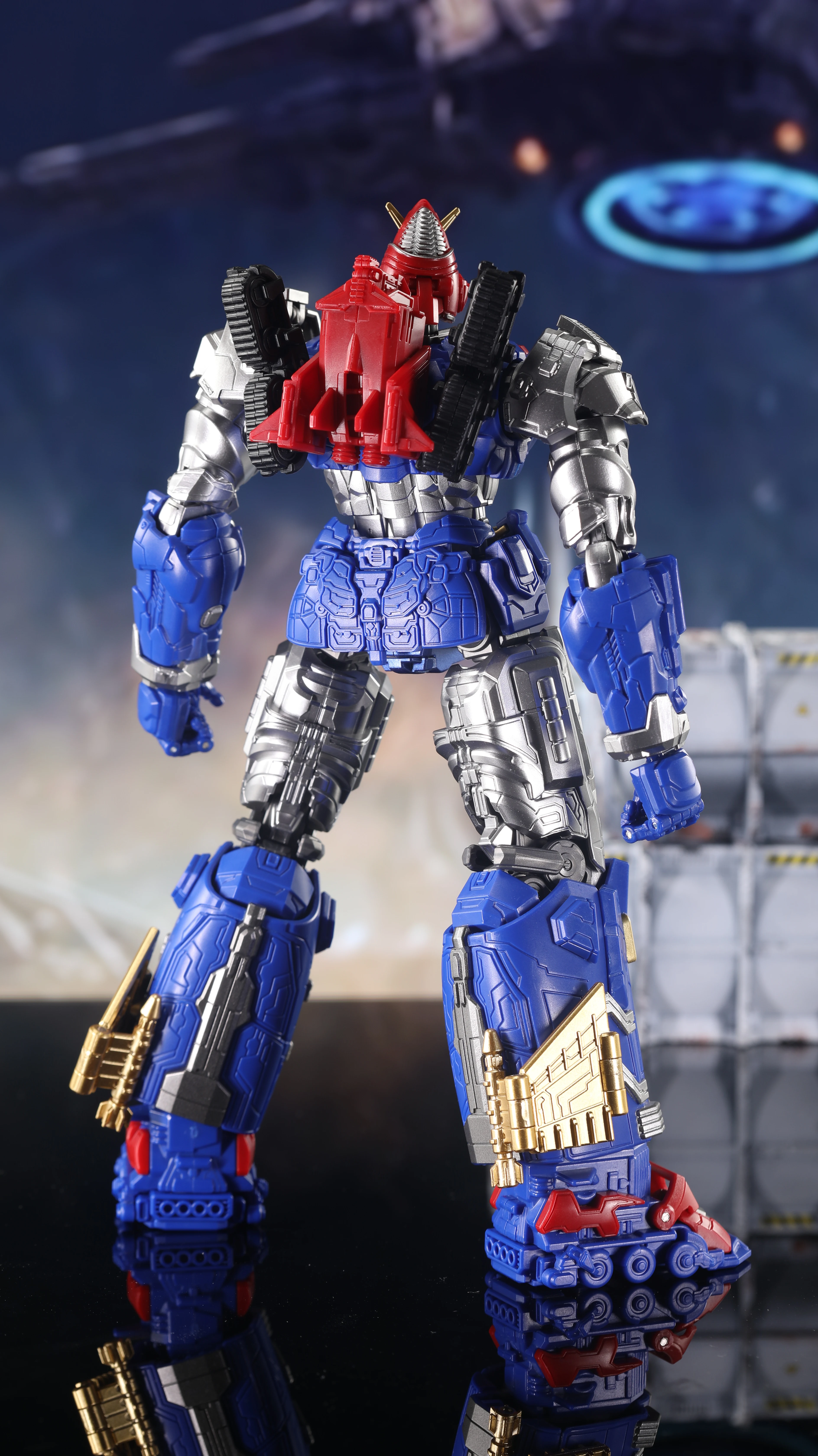 YOLOPARK AMK Serie Voltes V: Legacy Voltes V Mech Modellbausatz - Modellbausatz Actionfiguren Spielzeug – Detail 17