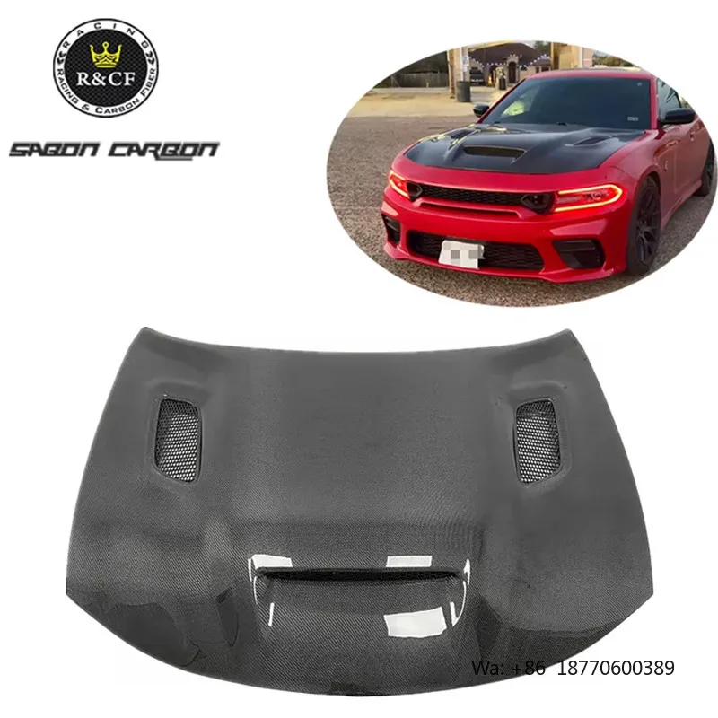 

Легкий карбоновый капот Redeye Style Hot Seel для Dodge Charger 2015 года и новее
