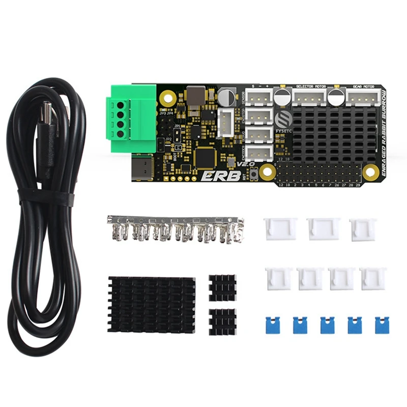 

Материнская плата ERB V2.0 на основе драйверов RP2040 TMC2209 с интерфейсом CANBUS для увеличенного питателя ERCF V2.0-ABWY