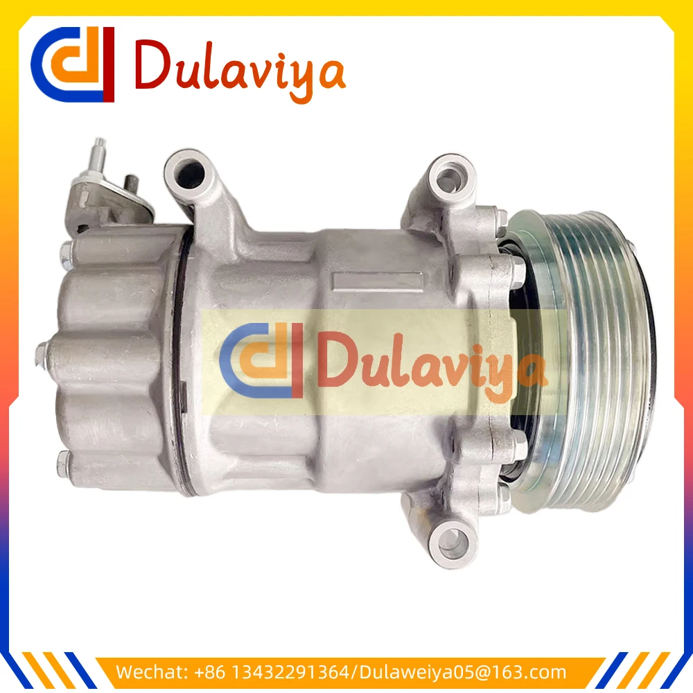 

AC Compressor SD6V12 For Peugeot 206 207 Citroen C2 C3 Fiat 9671456680 9655191580 9684480480 6453QH 9800822280 5215310145