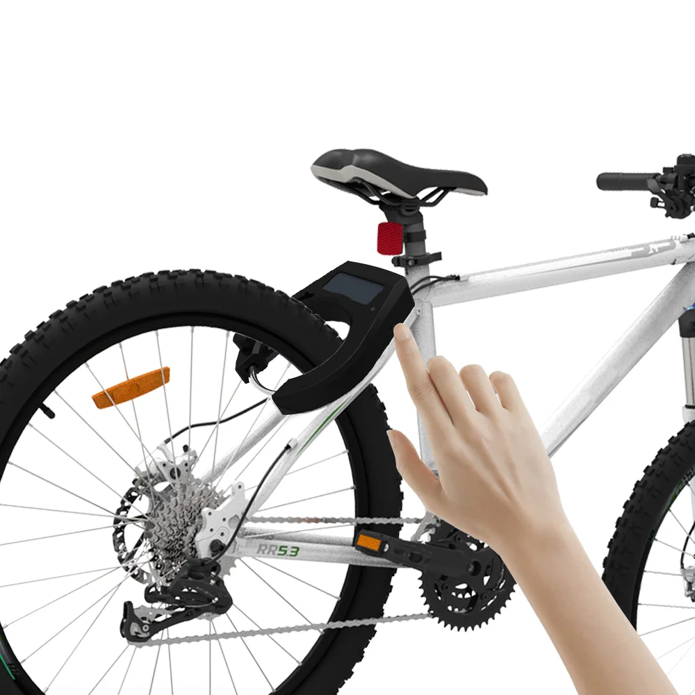 Omni-alarma de Panel Solar, carga Usb, para compartir bicicletas, Control por aplicación móvil, Bluetooth, desbloqueo, candado inalámbrico para bicicleta