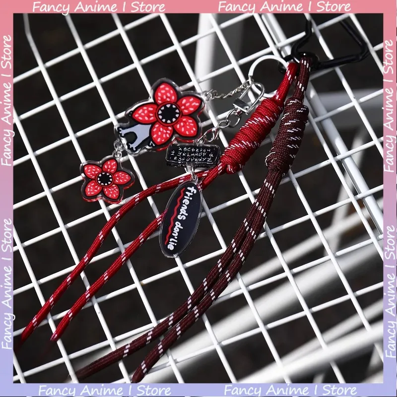 かわいい漫画のデモゴルゴン装飾吊り下げ紐両面アクリルバッグチャームファッションバックパックペンダントアクセサリー完璧なギフト