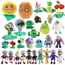 Plants Vs Zombies Stuffed Toys Sunflower WallNut  Peashooter Cherry Bomb Potato Mine Chomper Plush Dolls Birthday Gifts For Kids