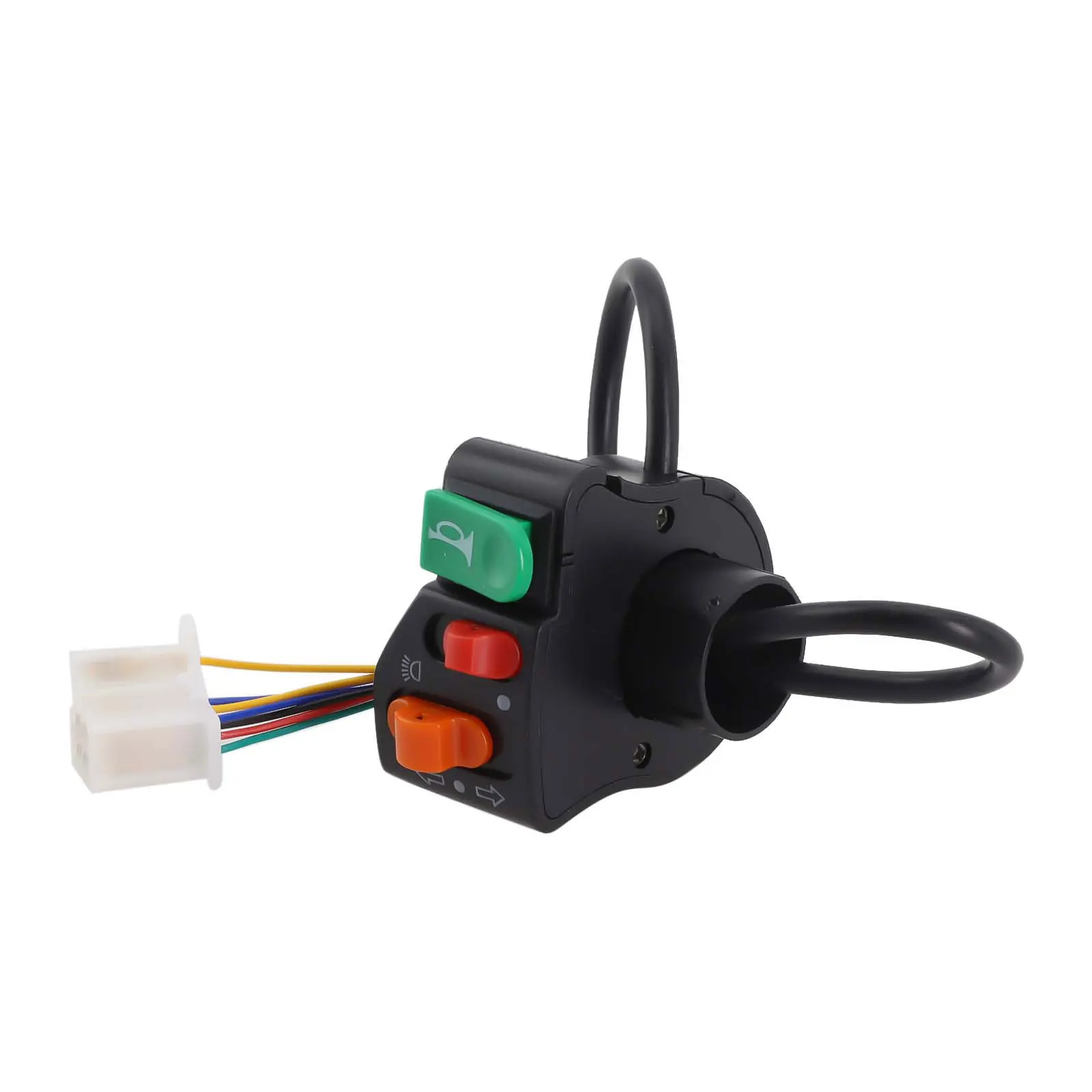 Electric Bicycle Accessories Light Horn Cornering Lamp 3 In 1 On-Off Button Apply Left Handle E-bike Switch Scooter Parts Tool