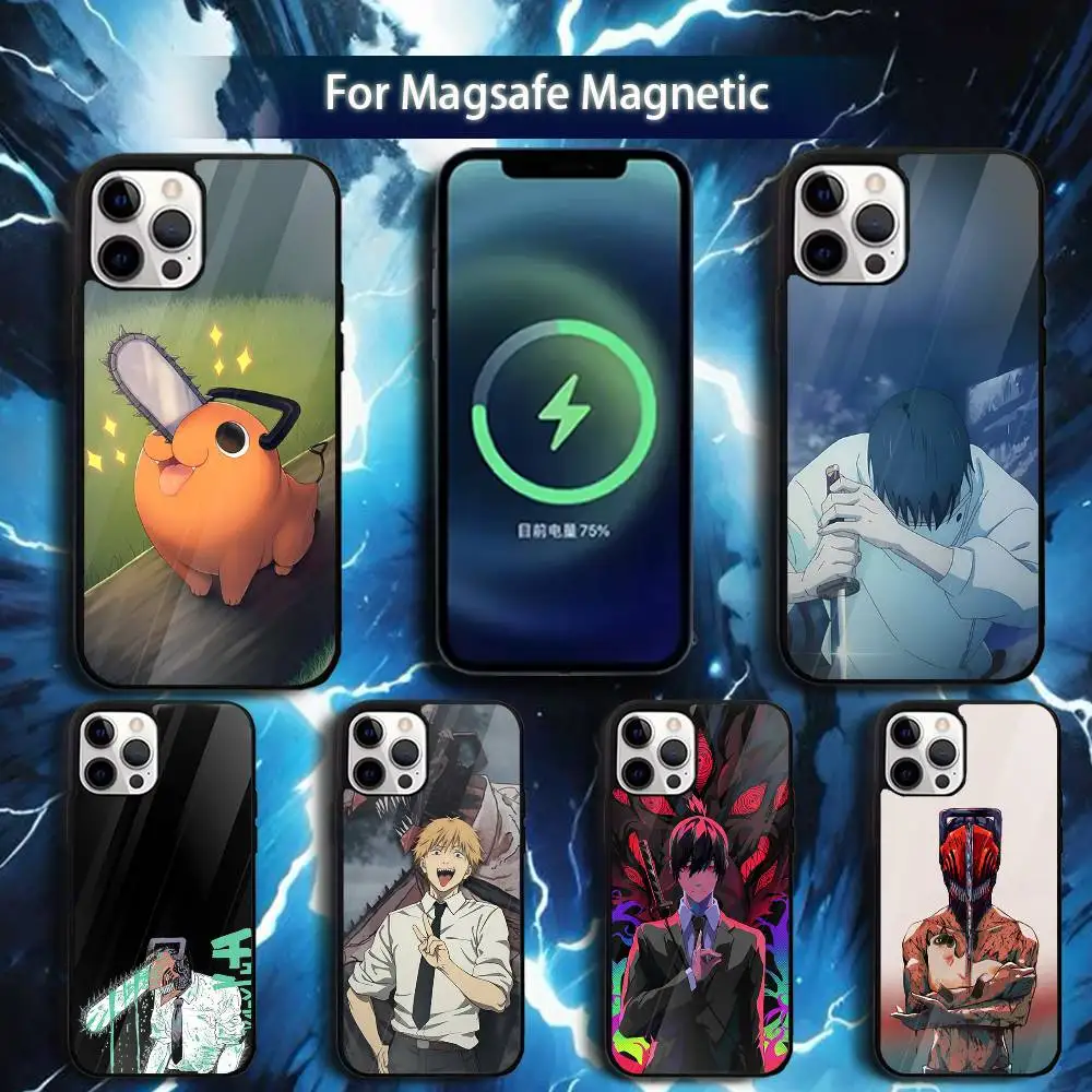 

ChainsawS M-Man Phone Case For iPhone 17,16,15,14,13,12,11,Pro,Max,Plus,Mini,Magsafe,Magnetic Wireless Charging Case