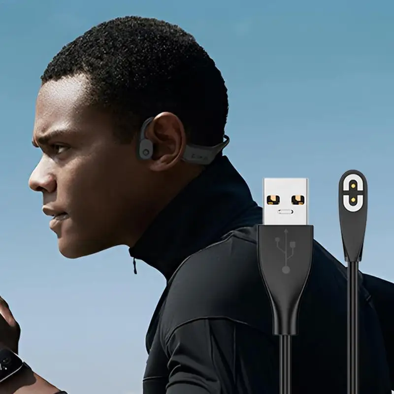 Pour Shokz AS800 S803 S810 OpenComm OpenRun AfterShokz Aeropex OpenRun Pro Mini casque à Conduction osseuse câble de chargement magnétique