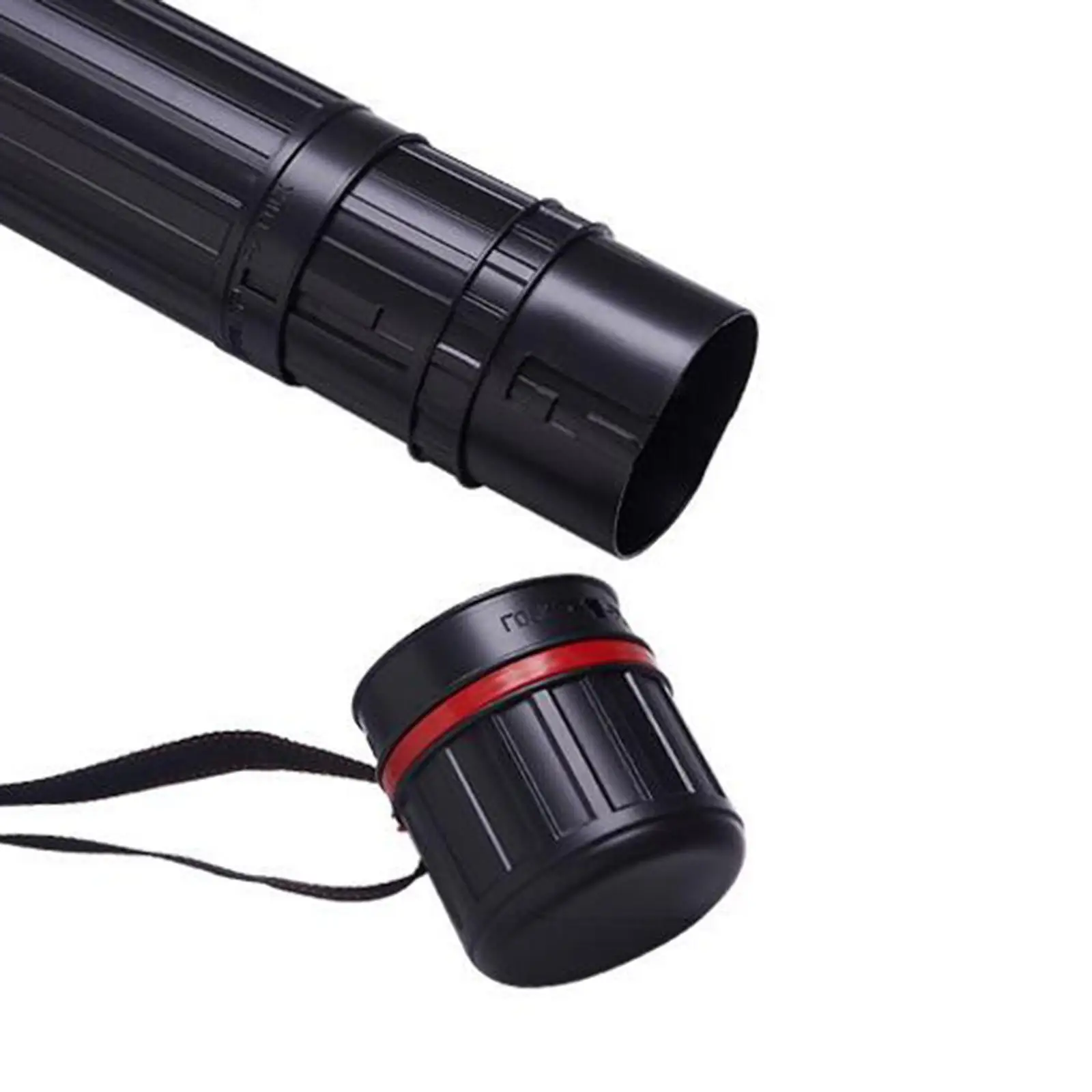 Telescopic Poster Document Holder Tube with Paper Strap Holder