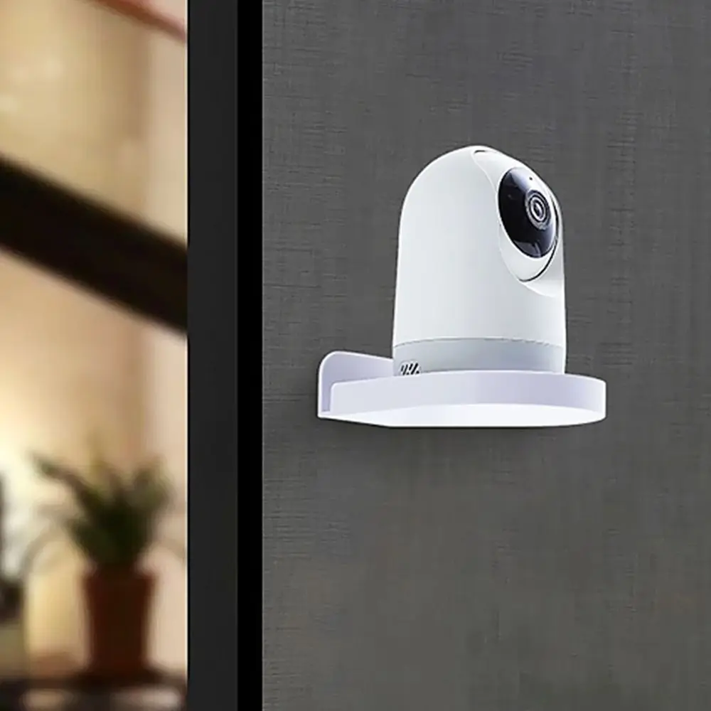 Punch Free Set-Top Box Storage Shelf Detachable Wall Mounted Makeup Placement Rack Space-saving Camera Storage Rack