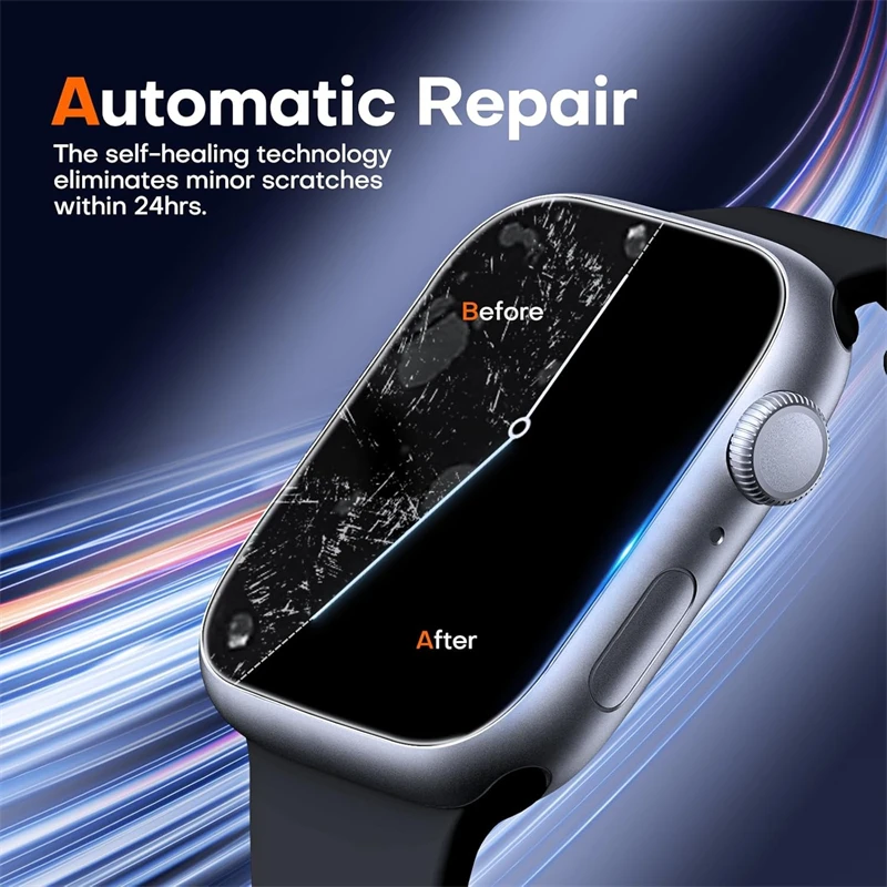 5PCS Pellicola Idrogel per Apple Watch 46MM 44MM 40MM 45MM 41MM 42MM 49MM 38MM Protezione Dello Schermo iwatch serie Ultra 9 8 7 SE 6 5 S10