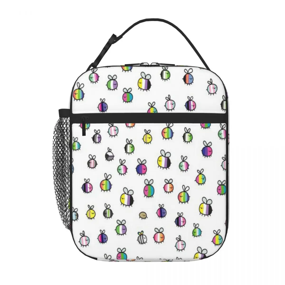 Bestselling Bees Crossbody Portable Lunch Bag Field Work Meal Cooler Tote
