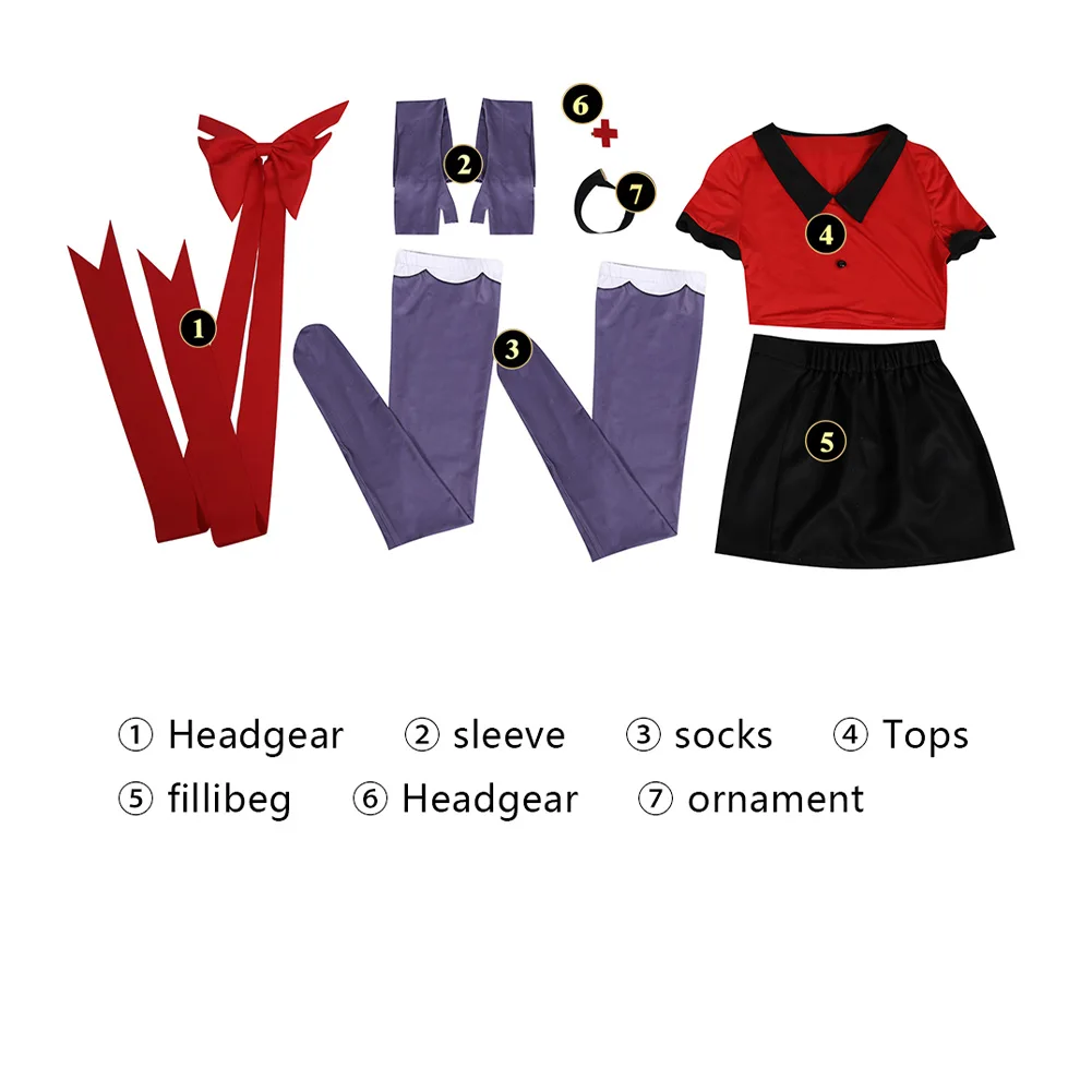 Vaggie Cosplay Costume Disfraz Halloween Carnival Party Outfits