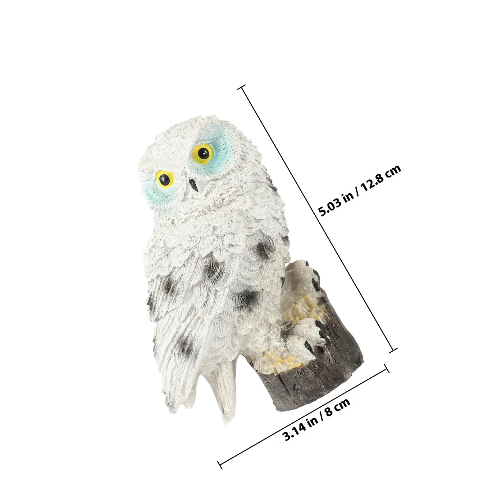 الراتنج البومة تمثال حديقة النحت الديكور في الهواء الطلق المشهد زخرفة الزخرفية البومة الزينة حديقة النحت #2