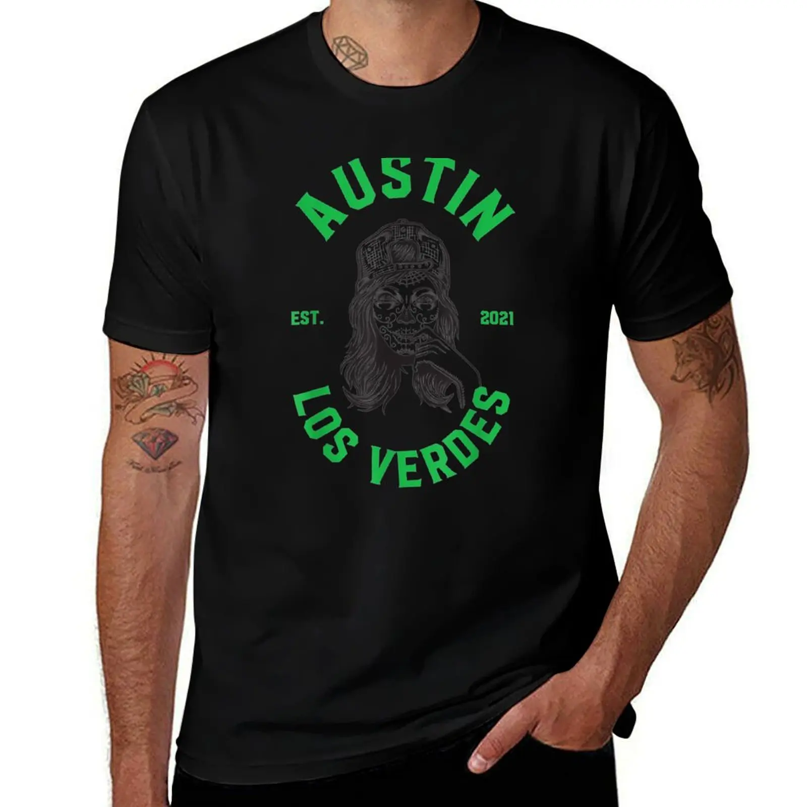 Austin Soccer - Austin Verdes Gear - Camiseta Austin Soccer FC con gráfico minimalista