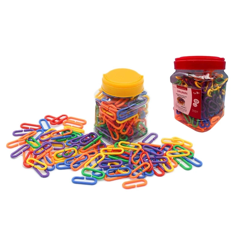 

Plastic Chain Geometry Puzzle Teaching Aid Primary Educational Fun Game