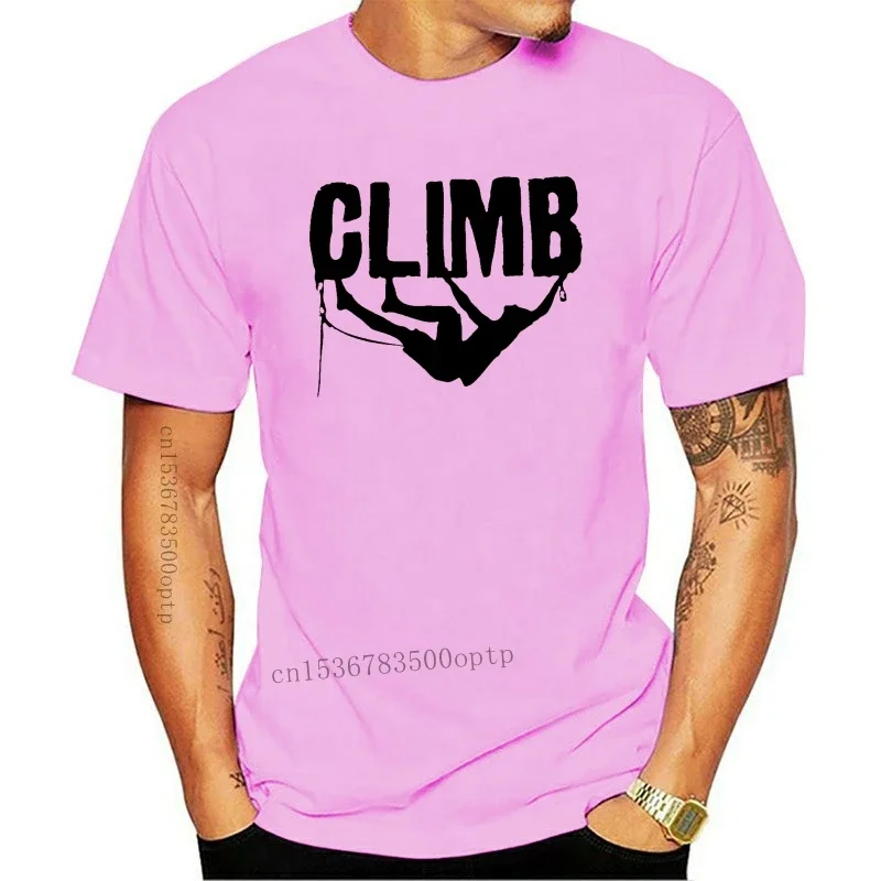 New 2021 Hot sale 100% Cotton Rock Bouldering TShirt Climb Mountaineering T Shirt 100% Cotton