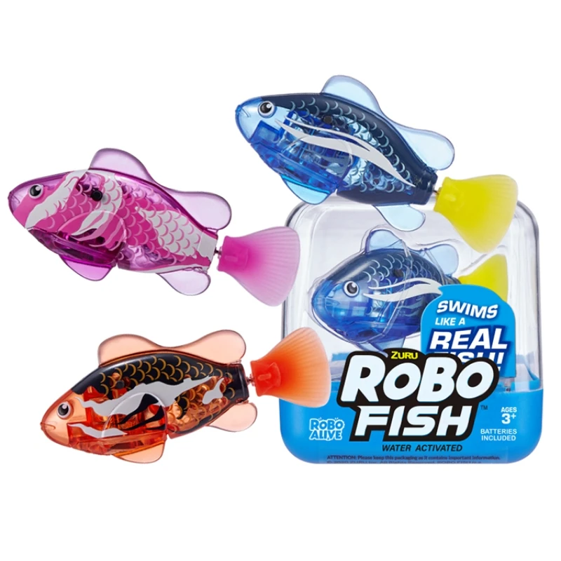 ZURU Clown Fish Children Shower and Water Playing Little Turtle Toy Electric Simulation Animal Holiday Gifts for Children