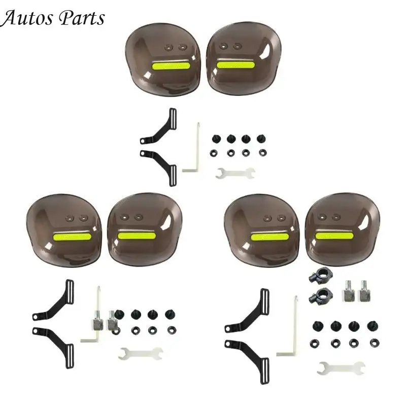

57BA Motorcycle Hand Guards Deflectors Cover Windproof Protectors Comfort Riding 2pcs