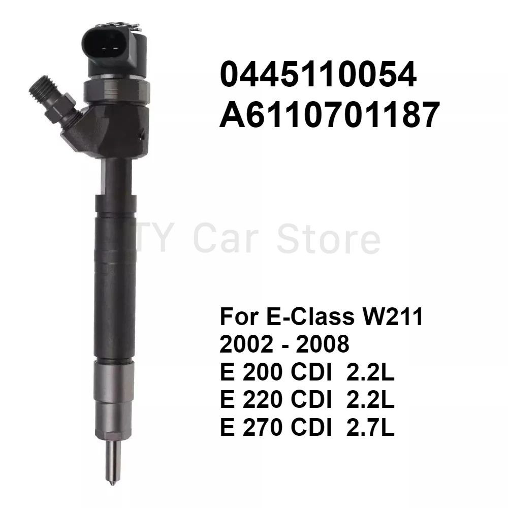 

0445110054 Новая форсунка дизельного топлива A6110701187 для Mercedes-Benz E-Class W211 E200 E220 E270 CDI 2,2 2,7 2002-2009