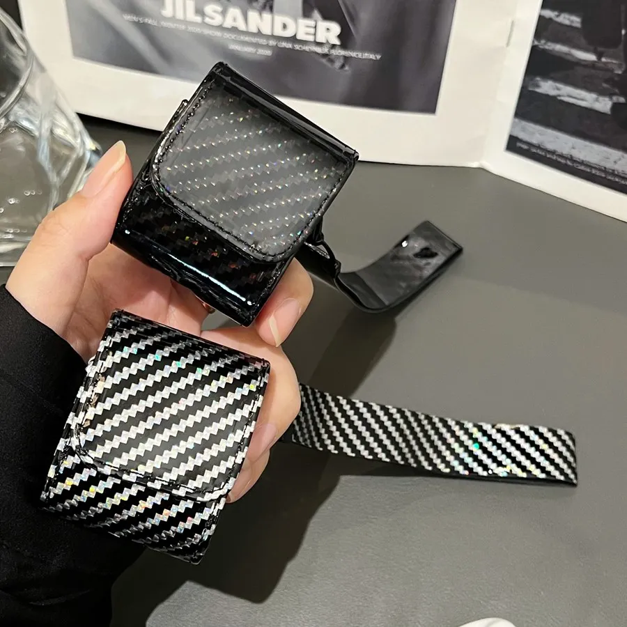 Juste de protection pour écouteurs en fibre de carbone de luxe, étui pour Airpods 4, Airpods 2, Airamen 3, Airpods Pro