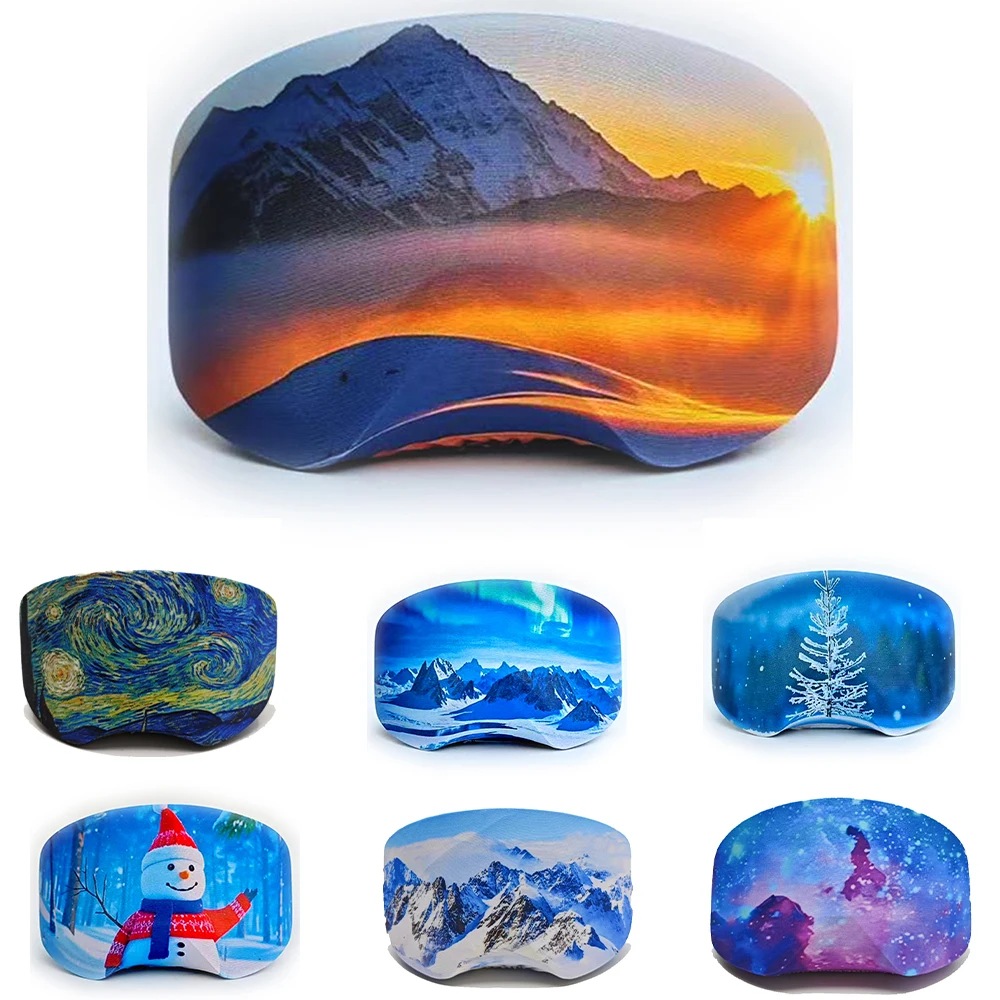 

Eyeglass Protective Cover Outdoor Sports Equipment High Elasticity Dustproof Sandproof for Ski Cycling Goggles Christmas Gift