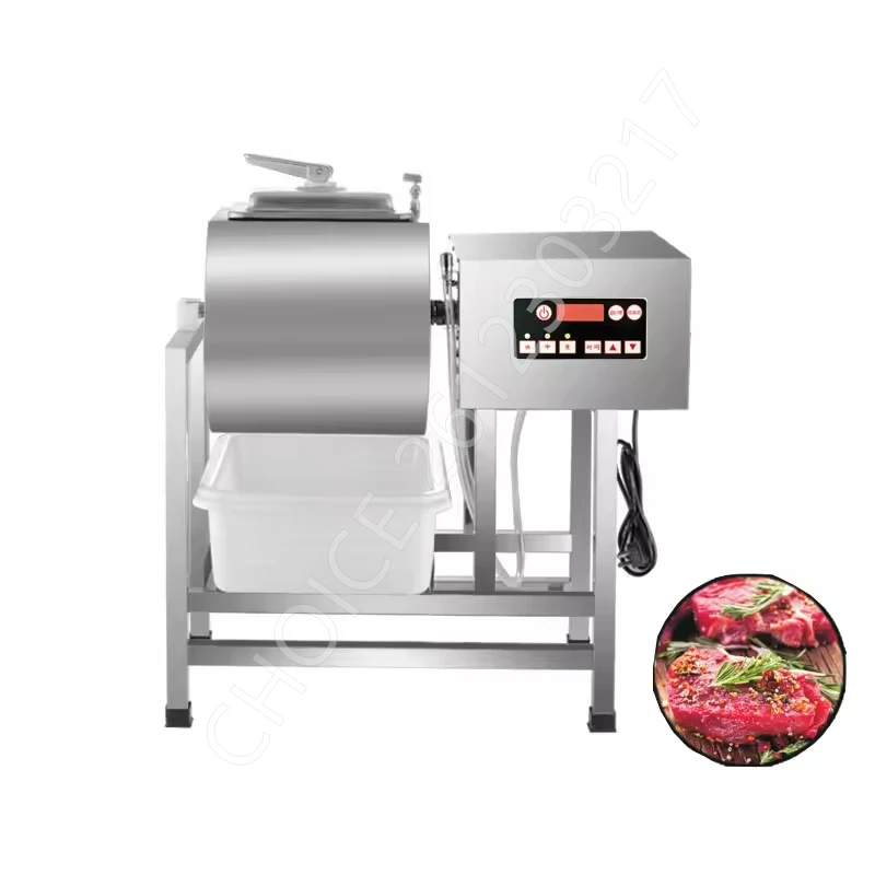 Electric Food Marinator Commercial Tumbling Drum Marinating Machine Stainless Steel Vacuum Chicken Steak Marinating-Machine 220v