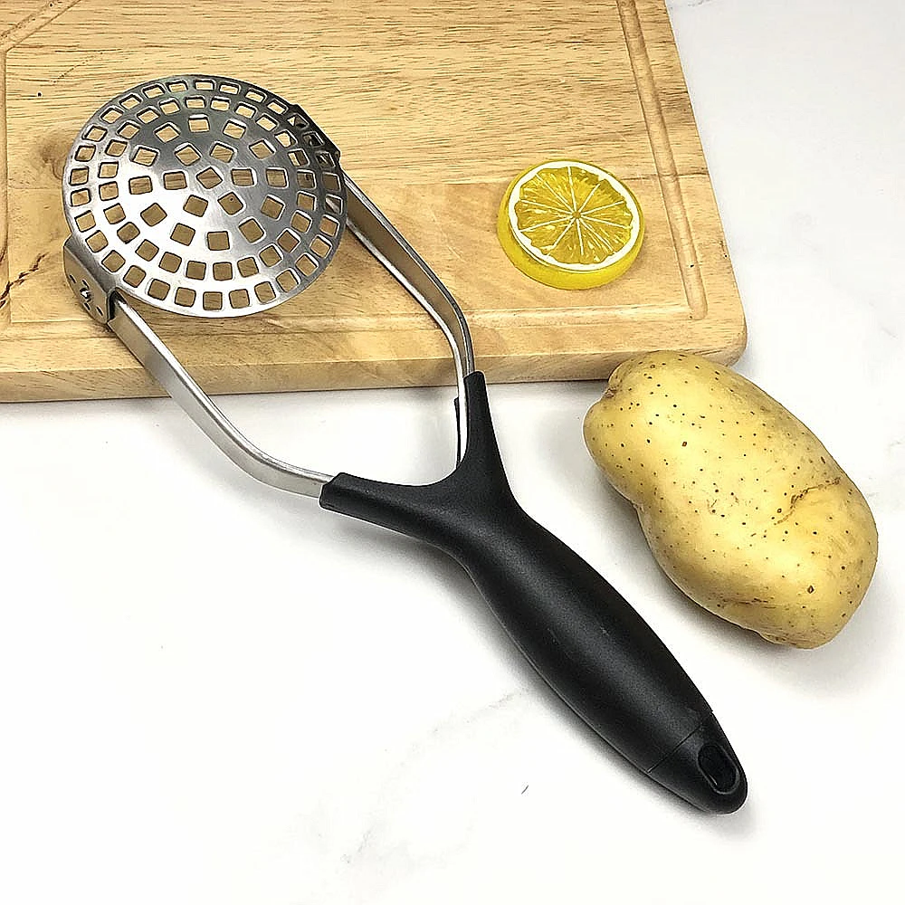 

Stainless steel Pressed Potato Masher Ricer Puree Juice Maker Potato Pusher Smooth Mashed Potatoes Crusher Kitchen Tool