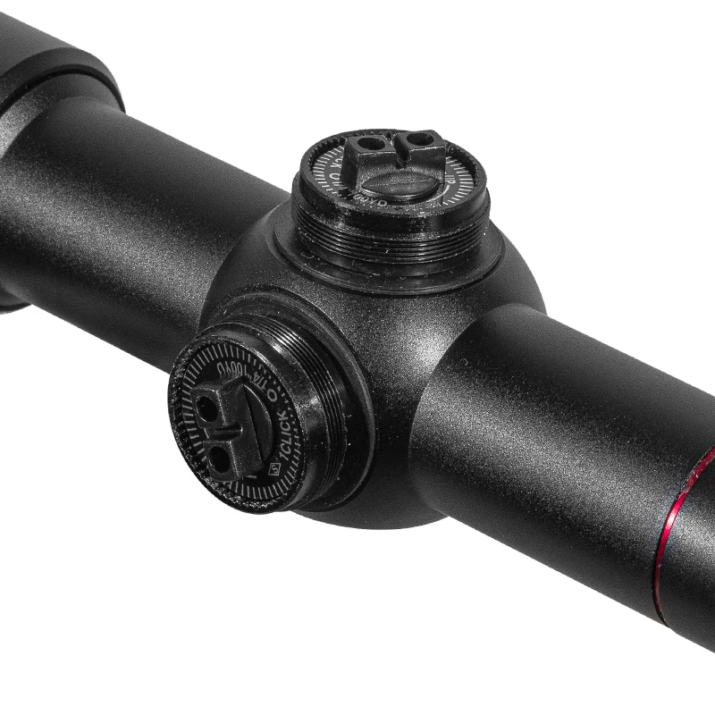 Imagem -06 - Fogo Lobo 4.5x20 Tactical Compacto Caça Rifle Scope Visão Óptica p4 Retículo Riflescope com Aleta-aberto Lente Tampas Anéis