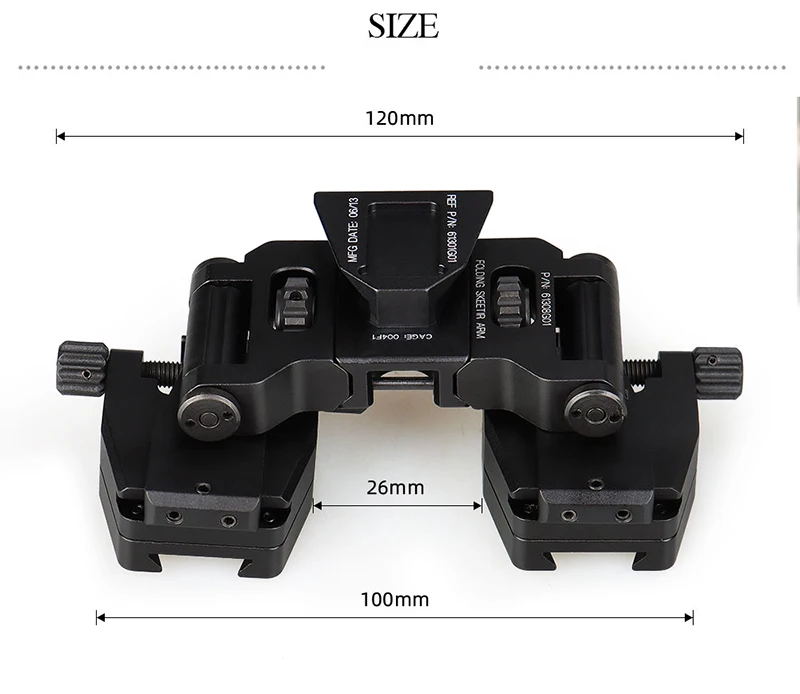 Professional Hunting NVG Goggles Mount PVS-14 Binocular Bridge Dovetail Adapter for Hunting