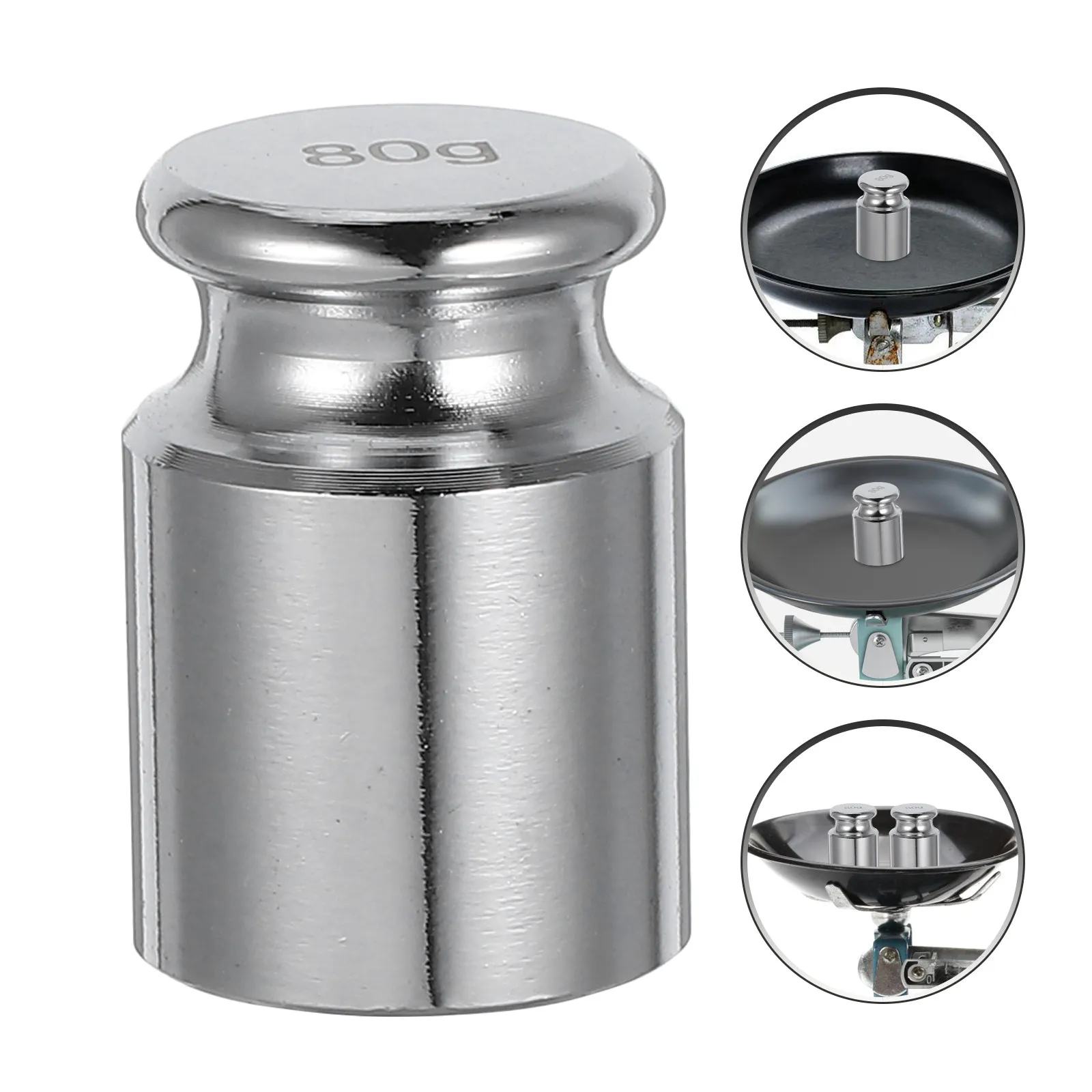 

80G Precision Weight Calibration Standard Balance Weights for Scales Digital Kitchen Lab Jewelry Scale Calibration Tool Compact