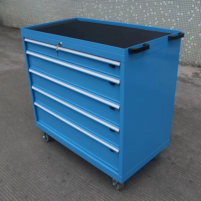 Laci Dorong Tangan Multifungsi Kotak Alat Perangkat Keras Gerobak Alat Bengkel Mobil Gerobak Kecil Kabinet Seluler Berat