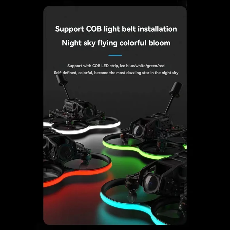 ABDE-For BETAFPV Pavo20 إطار Whoop بدون فرشاة مع دعامة HD VTX متوافقة مع DJI O3 لأجزاء الطائرة بدون طيار FPV 2 بوصة