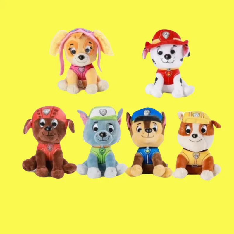 Hot Original Paw Patrol   Animal 22.9cm 9 inch Chase Rubble Marshall Skye Everest Patrulla Canina Children Toy Doll