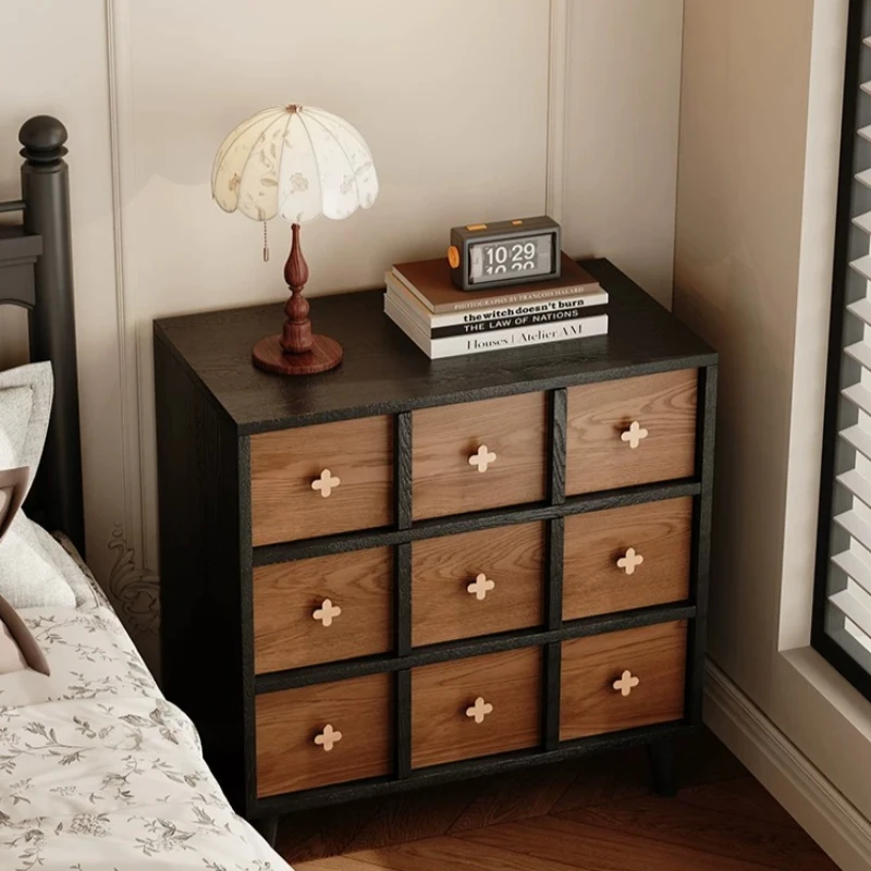 Gelbe, elegante Nachttische aus echtem Holz, Designer-Nachttische, einzigartige Nachttische, unverzichtbare moderne Mesitas De Noche-Möbel für zu Hause