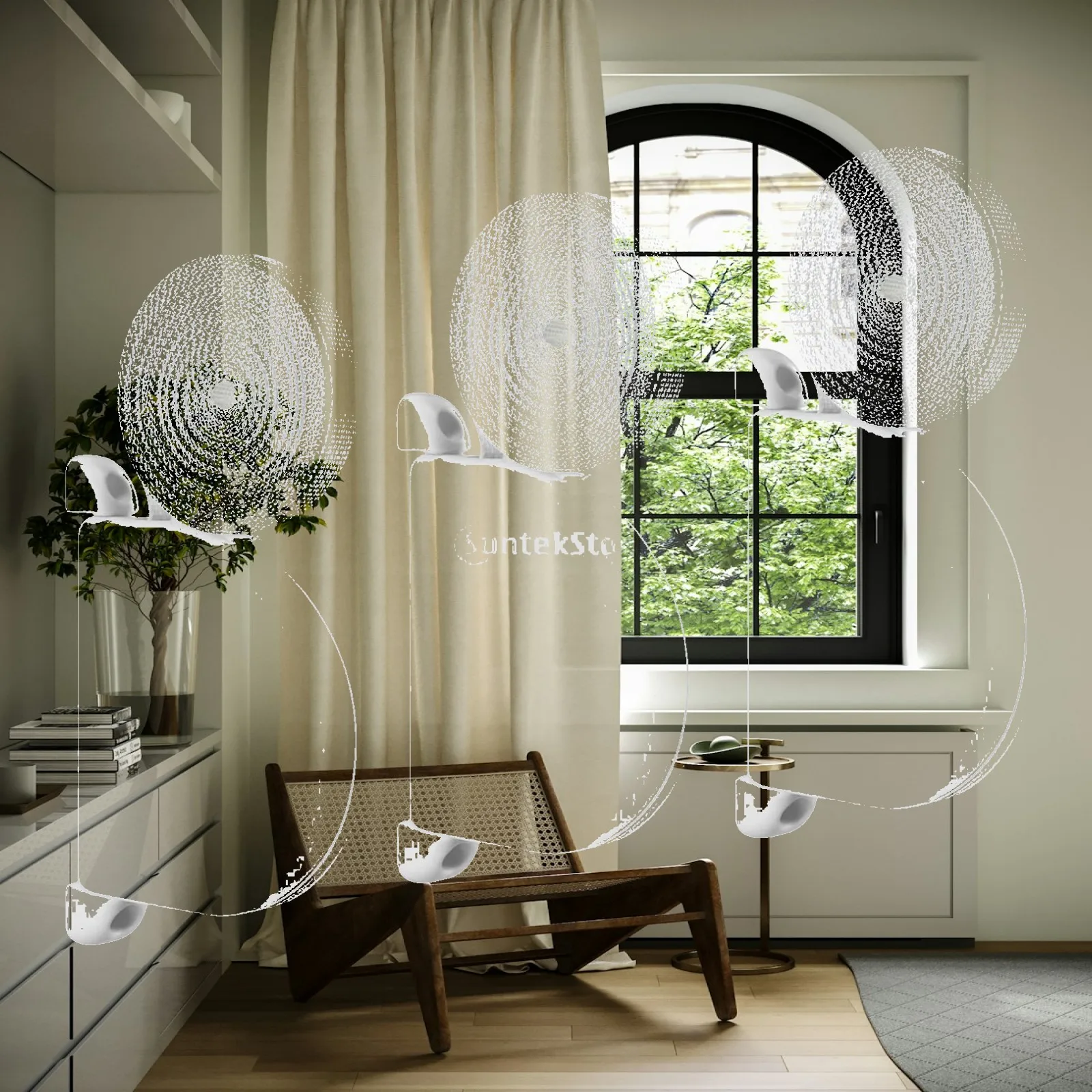 Practical Window Roller Curtain Shutter Belt Winder Efficient Cord Take Up Box for Outdoor and Interior Shutter Blinds