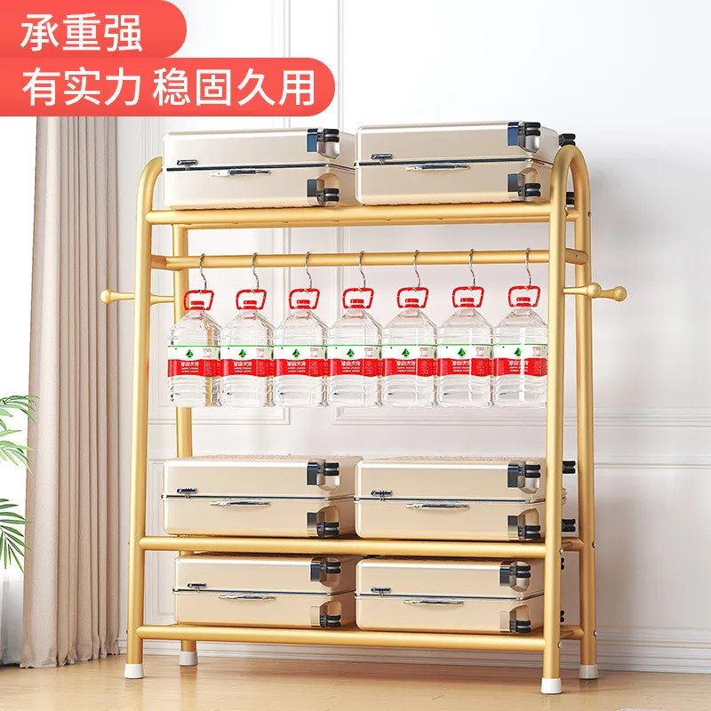 Custom Floor-standing Clothes Hanger Bedroom Home Use Simple Coat Rack Indoor Balcony L-shaped Clothes Drying Rack