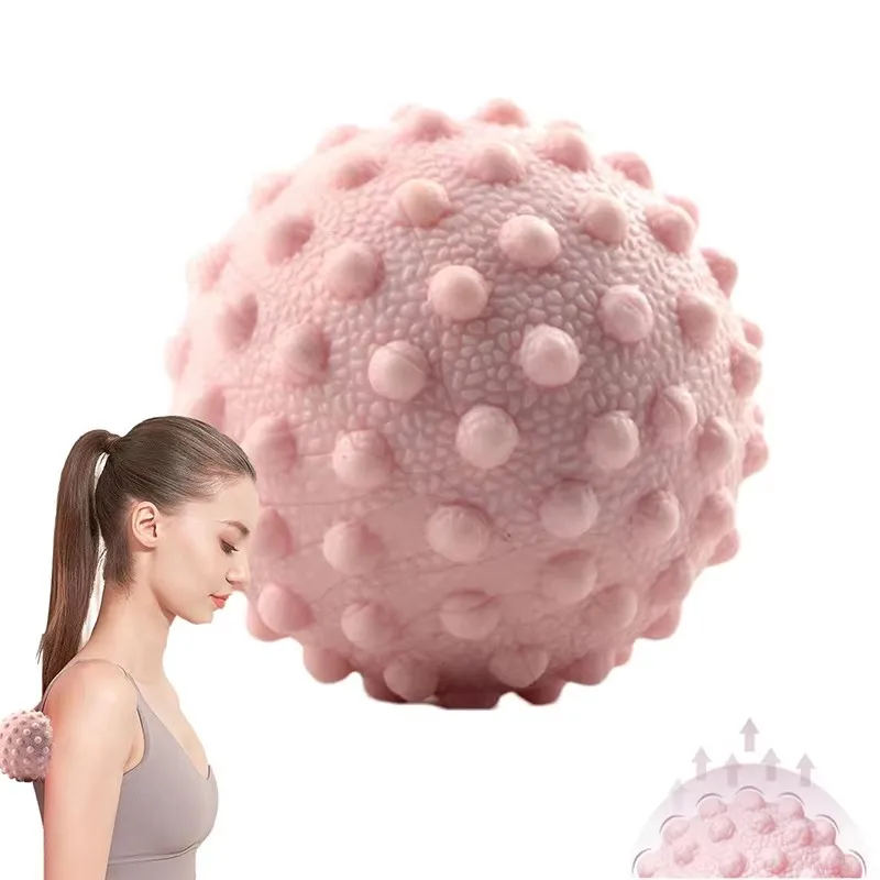 

Новый мяч для фасции с приподнятыми точками, массаж TPR, мастер осанки, йога, талия и спина, нога, шея, мембрана, арахисовая подошва, расслабление мышц