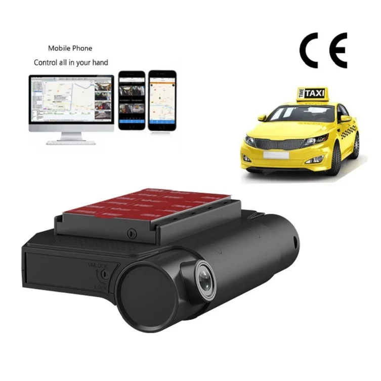 DVR de Carro 4G GPS de 2 Canais |   Kit de Cartão TF H.265 2x256G para Câmera de Painel de Carro/Ônibus