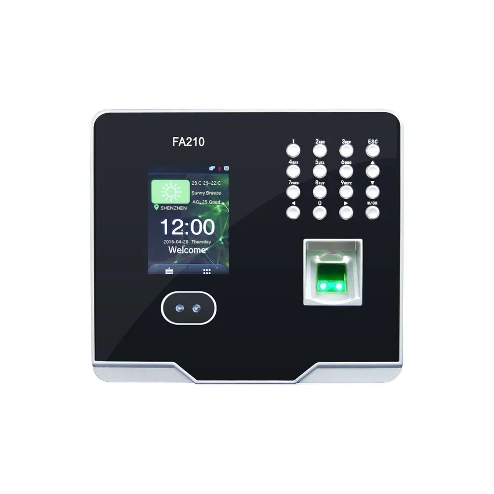 

TFT Touch Screen Face Verification Time Attendance with biometric thumb scanner Reader (MB160) WEB Server Based 2.8 Inch