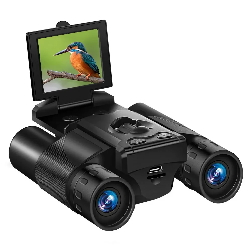 HD Digital Binocular 1000m 2.0 Inch LCD Screen 12X Digital Telescope USB2.0 To PC for Outdoor Digital Video Camera