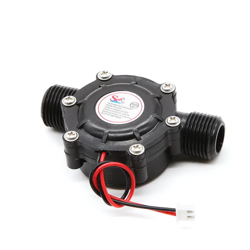 DB-168/DB-268 2-Wire 1W 2.5-25L/min Hydroelectric Generator w/ 5V /12V Output for Sensor Faucets & Water Heaters